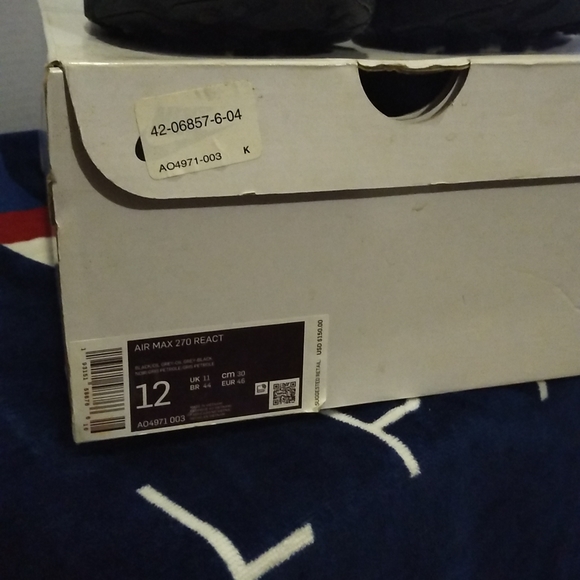 Nike air max 270 react black 12 - Picture 4 of 4